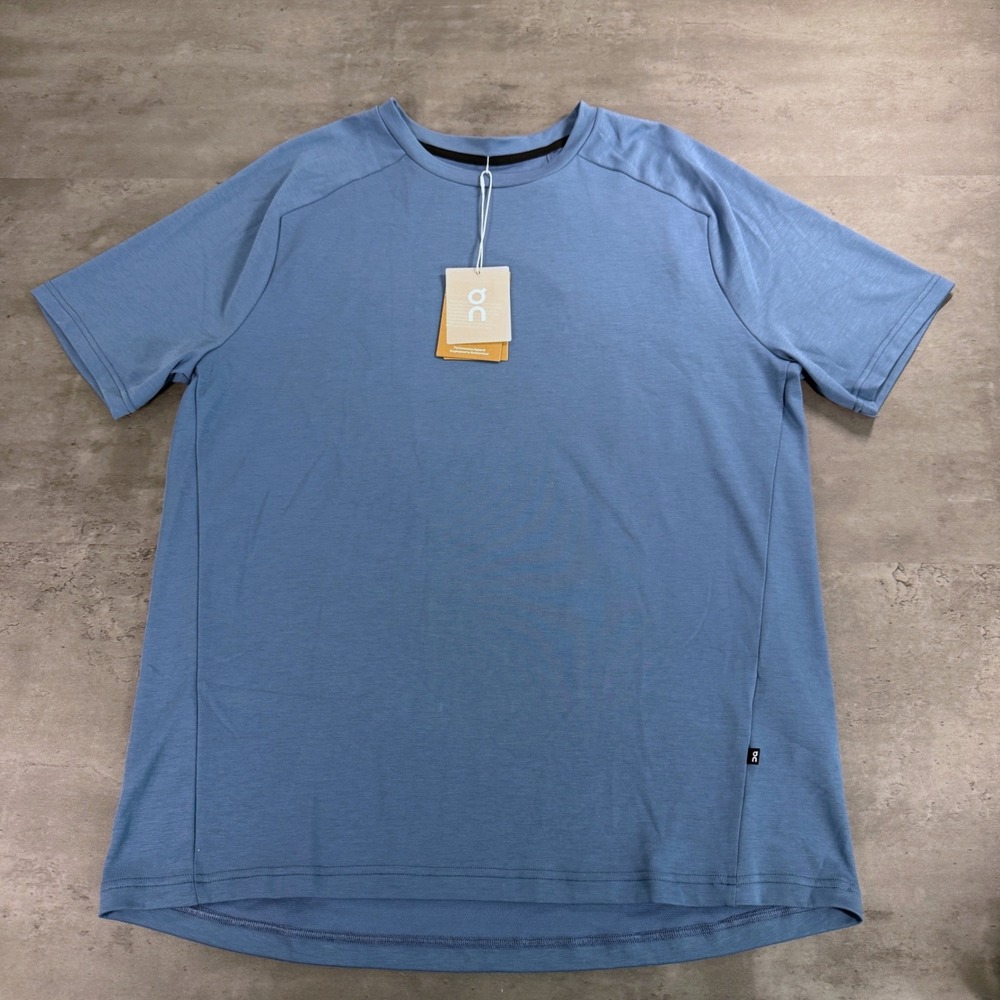 On Cloud Running Focus T Shirt Men XL Stellar Blue Short Sleeve Performance Tee